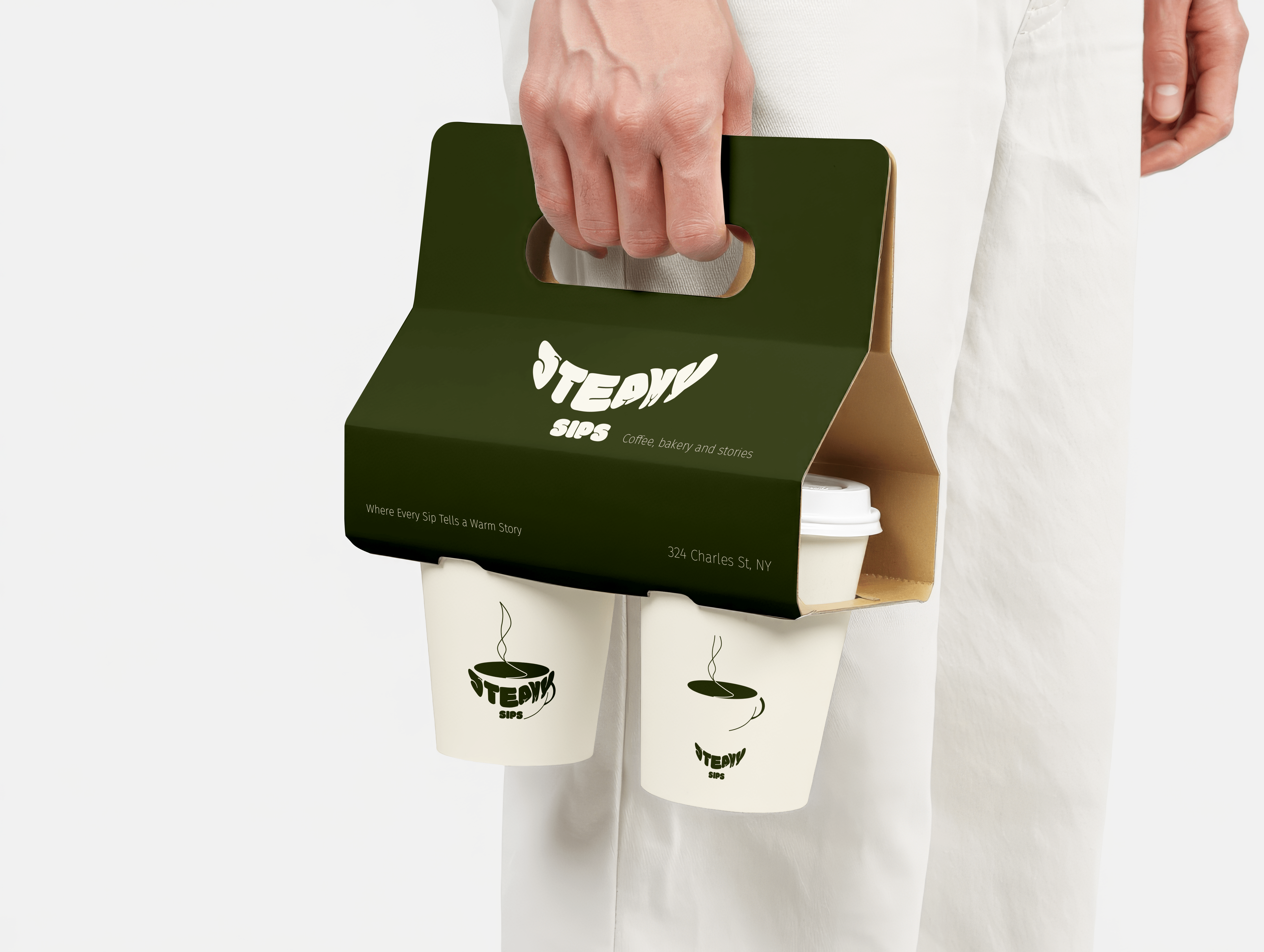 Steamy Sips cup holder